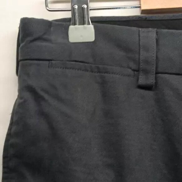 Banana Republic Men's Sz 33x30 Emerson Straight Flat Front Gray Navy Chino Pants - Picture 4 of 12